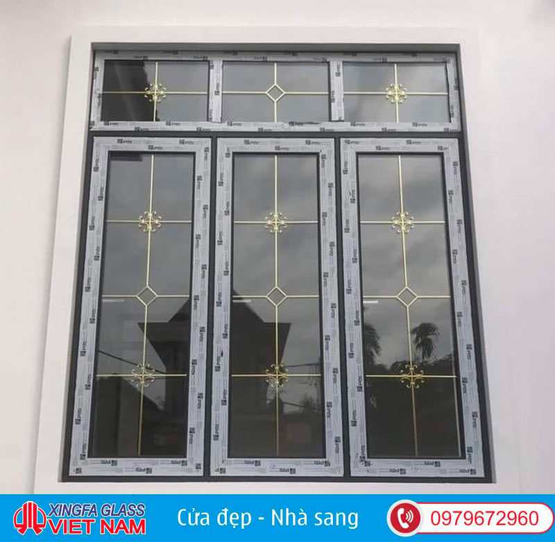 Cửa Nhôm Suco Châu Âu Cho Nhà Việt 2 Cửa Sổ Mở Quay-Nhôm Suco Hệ 65